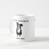 Gift for Vet Tech Funny Border Collie Hondenliefhe Koffiemok (Voorkant links)