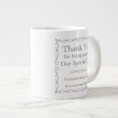 Gift for Wedding Guests Grote Koffiekop (Voorkant rechts)