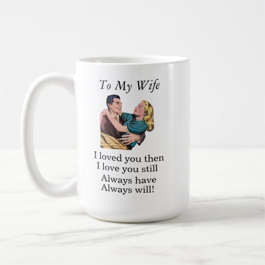 Gift for Wife Koffiemok (Links)