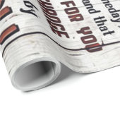 Gift for Wife | Naar mijn vrouw brief Cadeaupapier (Rol Hoek)