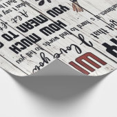 Gift for Wife | Naar mijn vrouw brief Cadeaupapier (Hoek)