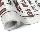 Gift for Wife | Naar mijn vrouw brief Cadeaupapier (Rol Hoek)