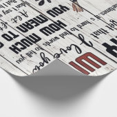 Gift for Wife | Naar mijn vrouw brief Cadeaupapier (Hoek)