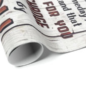 Gift for Wife | Naar mijn vrouw brief Cadeaupapier (Rol Hoek)