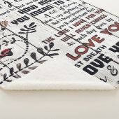 Gift for Wife | Naar mijn vrouw brief Sherpa Deken (3/4)