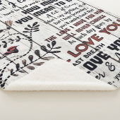 Gift for Wife | Naar mijn vrouw brief Sherpa Deken (3/4)