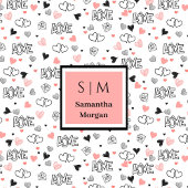 Gift for Wife Personalized Valentine Heart Blanket Fleece Deken