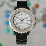 Gift for Woman op haar 30th Birthday Watch Horloge<br><div class="desc">Cadeauhorloge om een 30e verjaardag te vieren. 30 jaar oud. Witte horlogezijde.</div>