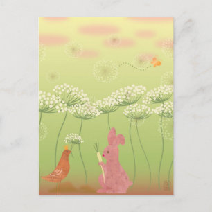 Gift from Queen Anne's Lace Illustration Briefkaar Briefkaart