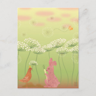 Gift from Queen Anne's Lace Illustration Briefkaar Briefkaart