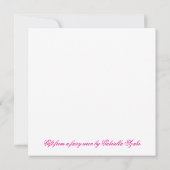 Gift from the fairy wren square greeting card kaart (Achterkant)