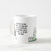 Gift gepersonaliseerd achterlaten voor een vrouw koffiemok (Voorkant links)