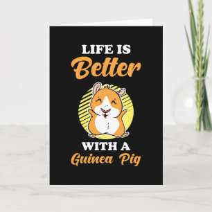 Gift Gezegde cavia Pig Cute Kaart
