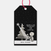 Gift Giver-Merry Kerstmis Cadeaulabel (Voorkant)