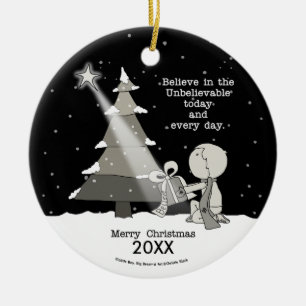 Gift Giver-Merry Kerstmis Keramisch Ornament