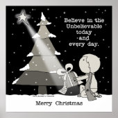 Gift Giver-Merry Kerstmis Poster (Voorkant)