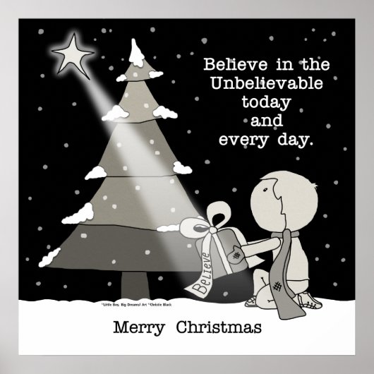 Gift Giver-Merry Kerstmis Poster (Voorkant)