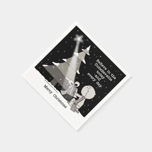 Gift Giver-Merry Kerstmis Servetten (Hoek)