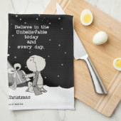 Gift Giver-Merry Kerstmis Theedoek (Quarter Fold)