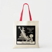 Gift Giver-Merry Kerstmis Tote Bag (Voorkant)