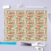 Gift Giving Santa Tissue Paper Tissuepapier (Craft)