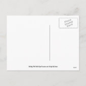 Gift Gold Bow Wreate kerstfeestdag Briefkaart (Achterkant)