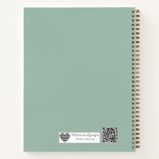 Gift & Gratitude Ledger | Elegant Envelope Design Notitieboek (Achterkant)