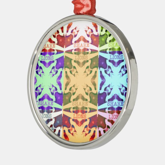 gift Hakuna Matata leeuwen Metalen Ornament (Links)