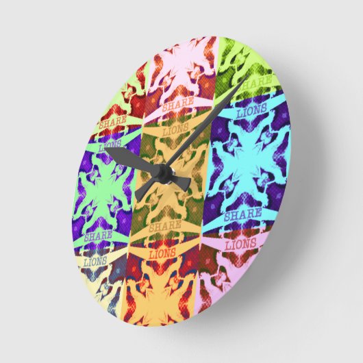 gift Hakuna Matata leeuwen Ronde Klok (Hoek)