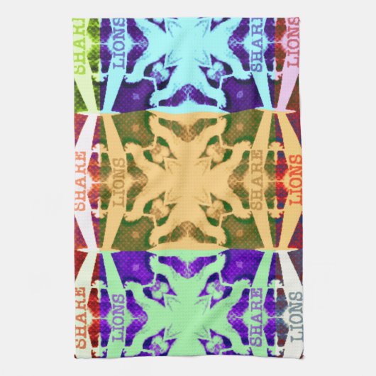 gift Hakuna Matata leeuwen Theedoek (Verticaal)