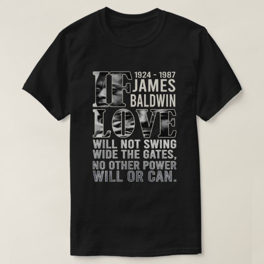 Gift Idea James Baldwin Kerstfeestdag T-shirt (Design voorkant)