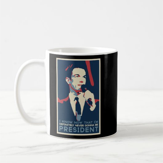 Gift Idea John Mulaney zal nooit President worden Koffiemok (Links)