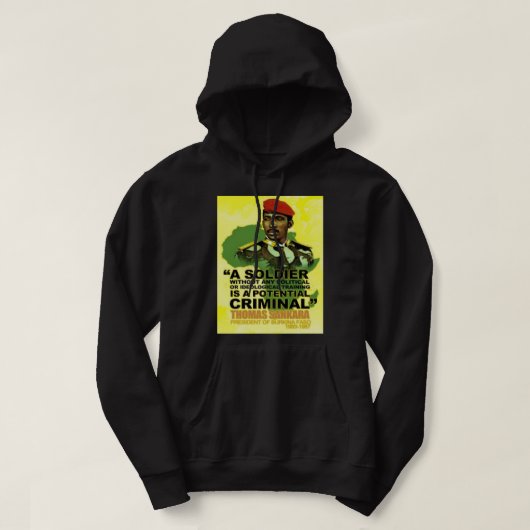 Gift Idea Thomas Revolutionary Sankara Funny Graph Hoodie (Design voorkant)