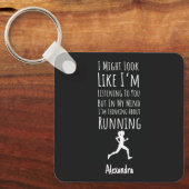 Gift Ideas For Female Runners Funny Personalized Sleutelhanger (Voorkant)