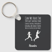 Gift Ideas For Marathon Runners Custom Running Sleutelhanger (Voorkant)