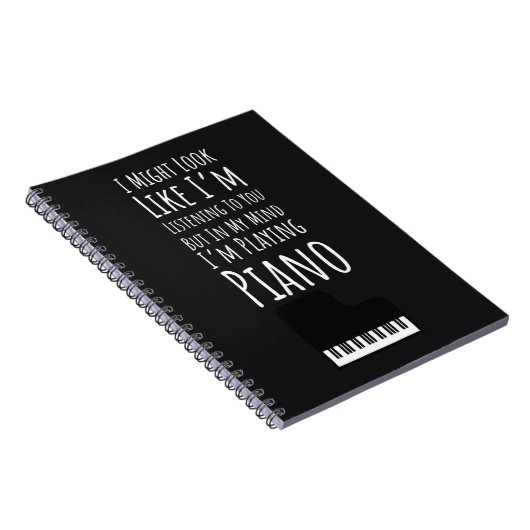 Gift Ideas For Piano Players Music Lover Pianist Notitieboek (Rechterzijde)