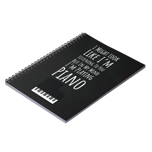 Gift Ideas For Piano Players Music Lover Pianist Notitieboek (Linkerzijde)