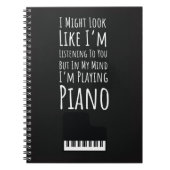 Gift Ideas For Piano Players Music Lover Pianist Notitieboek (Voorkant)