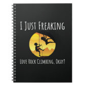 Gift Ideas For Rock Climbers Climbing Men For Him Notitieboek (Voorkant)