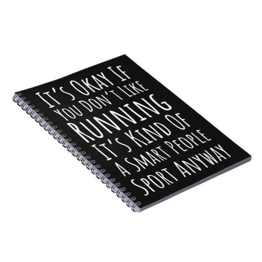 Gift Ideas For Runners Running Simple Fitness Her Notitieboek (Rechterzijde)