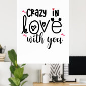 Gift In Love With You-koppel Poster (Thuiskantoor)
