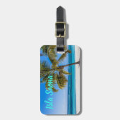 gift Isla Saona Beach Domenican Bagagelabel (Voorkant verticaal)