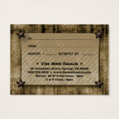 Gift Kaart Beige Denim Texas Star (Achterkant)