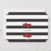 Gift Kaart houder | Kerstpoinsettia (Achterkant)