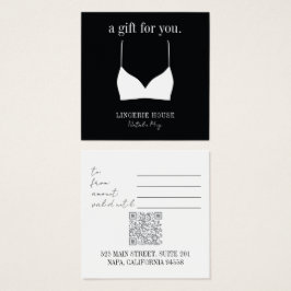 Gift Kaart Luxury White Lingerie Boutique