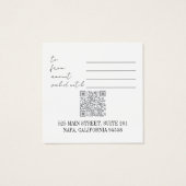 Gift Kaart Luxury White Lingerie Boutique (Achterkant)