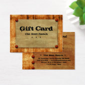 Gift Kaart Rust Denim Texas Star (Bureau)