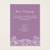  Gift Kaart Spring Paarse Acanthus (Achterkant)