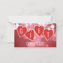 Gift Kaart Valentijnsdag Love Red Hearts