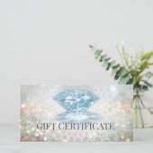 Gift Kaart voor mousserende Diamond Jewelry Design (Staand voorkant)